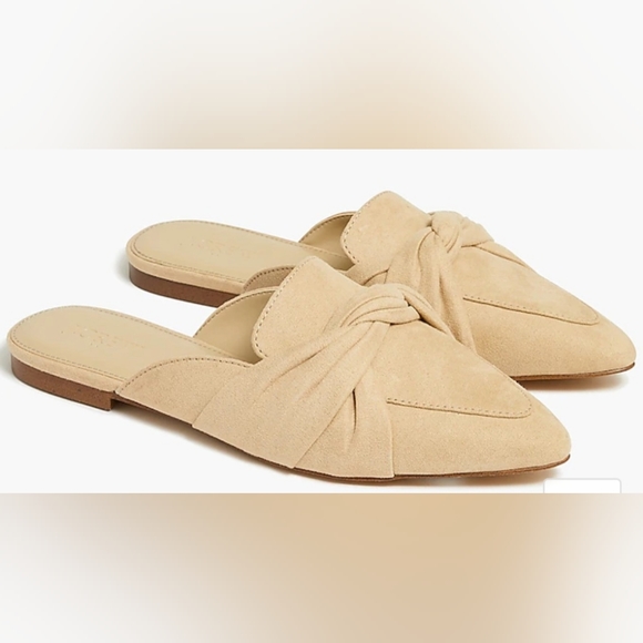 J. CREW Pointed-toe Loafer Mules With Twist Women's US 12 - Picture 1 of 3